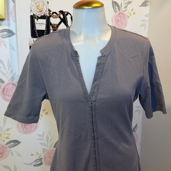 7 For All Mankind Charcoal Midi Dress - Picture 2 of 4